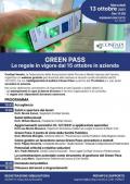 [Green Pass - Le regole in vigore dal 15 ottobre]