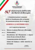 [80° anniversario dell'Eccidio dei Martiri di Blessaglia ]