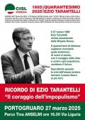 [QUARANTESIMO EZIO TARANTELLI]