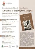 [Un canto d'amore per l'Etiopia - Memorie etiopi 1935-1937]