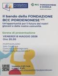 [Il bando della FONDAZIONE BCC PORDENONESE ]