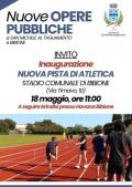 [Inaugurazione della nuova pista di atletica]
