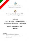 [22^ Cerimonia Commemorativa al Monumento dell'Artigliere - Santa Barbara]