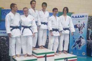 [Rizzetto e Drigo del Judo Kiai Atena di Portogruaro ai campionati Europei di Malta]