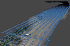 [Bibione, l’uso del drone per rilevare i danni delle mareggiate]