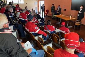 [Carabinieri in congedo volontari ai varchi delle strutture sanitarie]