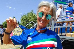 [Nicoletta Tonizzo campionessa nazionale di Triathlon Olimpico Age Group]
