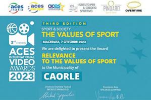 [Caorle vince il premio ACES “relevance to the values of sport]