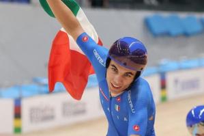 [Il quartetto azzurro con Ares Costa campione del mondo in Cina]