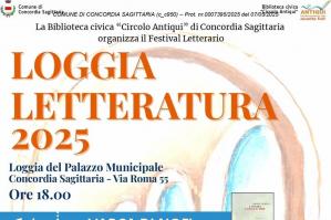 [Concordia Sagittaria ospita la sesta edizione del Festival “Loggia Letteratura”]