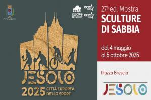 [Sculture di sabbia per celebrare la “Città Europea dello sport”]