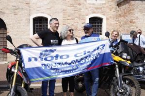 [I motociclisti dell'IRP a Portogruaro]