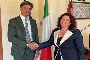 [Leila Gasparotto alla guida della neonata unità operativa “Psicologia Ospedaliera”]