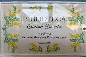 [Una Biblioteca per Cristina Doretto: un ricordo che vive nel cuore della scuola]