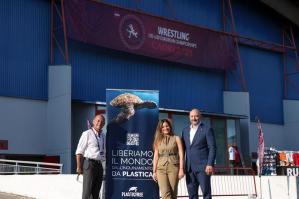 [I Campionati Europei di Lotta Olimpica Under 15 e Under 20 di Caorle hanno ottenuto il bollino “Eco Event Plastic Free”]