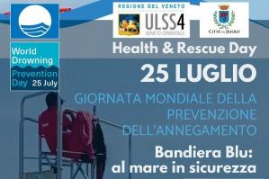 [Jesolo: maxi esercitazione di salvataggio e attività per la salute nella Giornata Mondiale della Prevenzione dell’Annegamento]