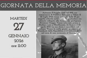 [A Fossalta nel Giorno della Memoria si ricorda Antonino D'Angelo, vittima del nazifascismo ]