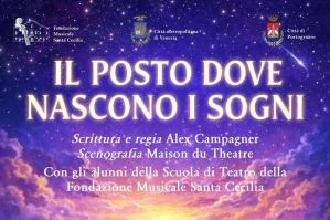 [“Il posto dove nascono i sogni”: gli allievi della Scuola di Teatro  della Fondazione Musicale Santa Cecilia  in scena al Russolo]