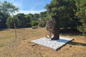 [A Bibione Pineda nasce “Granelli d'arte”: cinque opere d'arte danno vita a una galleria a cielo aperto immersa nella pineta]