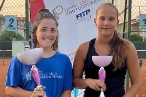 [ Tennis, Portogruaro applaude i suoi campioni: al Torneo di Terza Categoria trionfa Camilla Gaiardo, Zani secondo dopo una grande finale]
