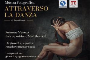 [&acirc;��Attraverso la danza&acirc;��: ad Annone Veneto la mostra fotografica di Renzo Carraro]