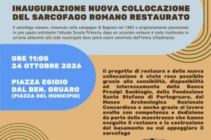 [Gruaro valorizza il suo passato romano: il sarcofago restaurato trova casa in piazza Dal Ben]